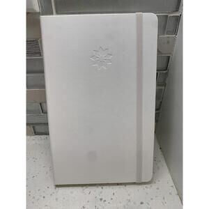 Notebook Moleskine White Journal Diary Venture Flower Hardcover NEW